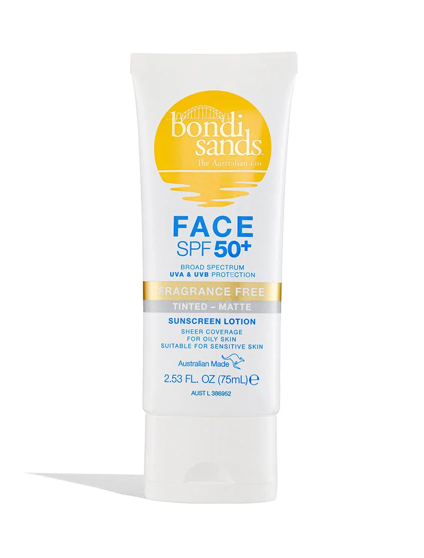 Face SPF 50+ Tinted & Matte Sunscreen Lotion