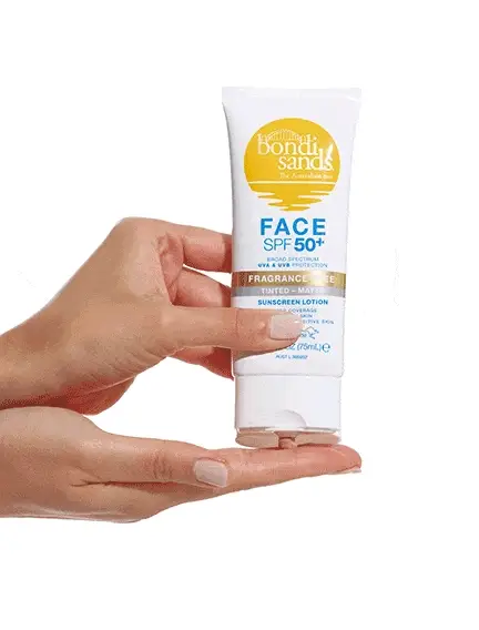 Face SPF 50+ Tinted & Matte Sunscreen Lotion - Image 2
